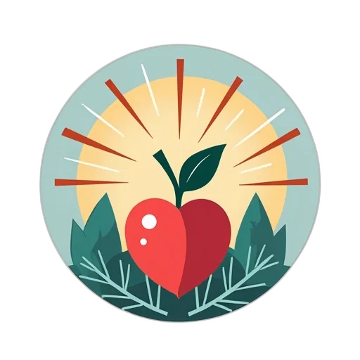food, 3d render, red, adult, education, class, logo transparent PNG cut-out