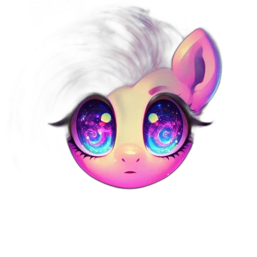 creature, fantasy art, pixel art, anime, concept art, pastel, neon, illustration transparent PNG cut-out