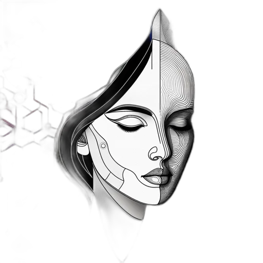 mask, crown, face, jewelry, concept art, cartoon, fantasy art, photorealistic transparent PNG cut-out