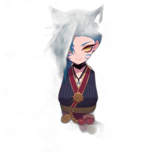 staff, dragon, creature, mask, fantasy art, pixel art, concept art, anime transparent PNG cut-out