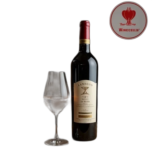 bottle, wine, label, reads, lanson, mans, placed, wooden transparent PNG cut-out