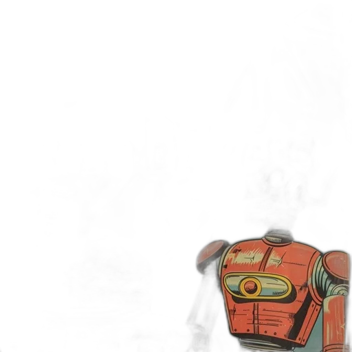 robot, weapon, bottle, mask, 3d render, concept art, photorealistic, comic book art transparent PNG cut-out