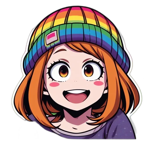 hat, crown, face, creature, anime, cartoon, pixel art, comic book art transparent PNG cut-out