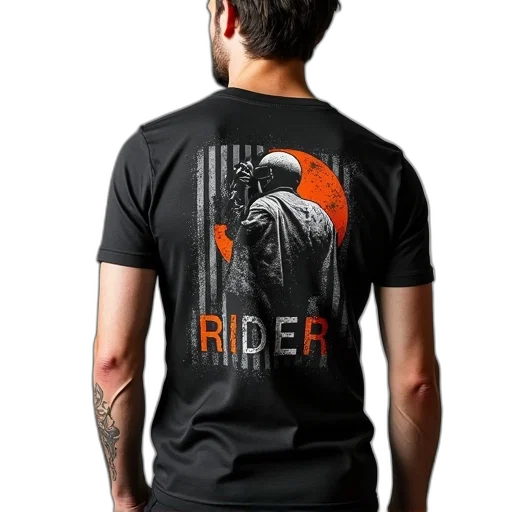 3d render, cyberpunk, concept art, rider transparent PNG cut-out