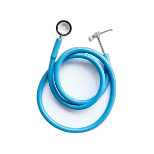 staff, jewelry, blue, flexible, hose, smooth, surface, rounded transparent PNG cut-out