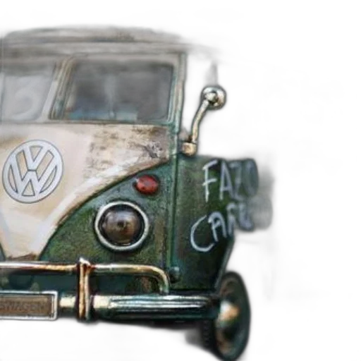 car, concept art, 3d render, photorealistic, watercolor, vintage, volkswagen, bus transparent PNG cut-out