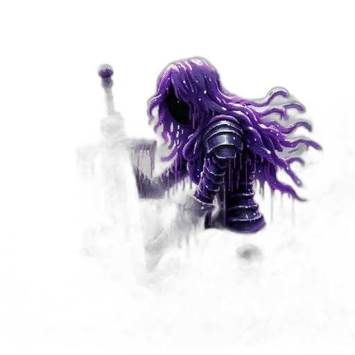 hair, robot, creature, weapon, concept art, fantasy art, pixel art, 3d render transparent PNG cut-out