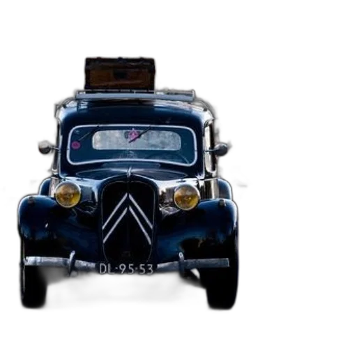 car, robot, photorealistic, 3d render, concept art, classic, black, citroën transparent PNG cut-out