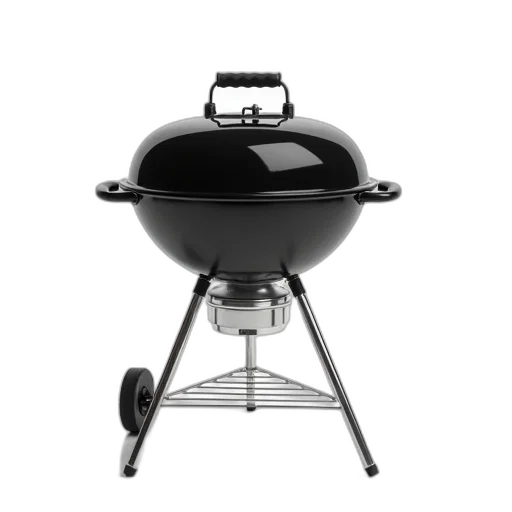 robot, food, black, shiny, new-looking, portable, grill, smooth transparent PNG cut-out