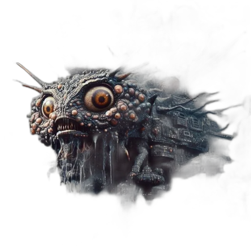 mask, dragon, creature, face, concept art, fantasy art, photorealistic, 3d render transparent PNG cut-out