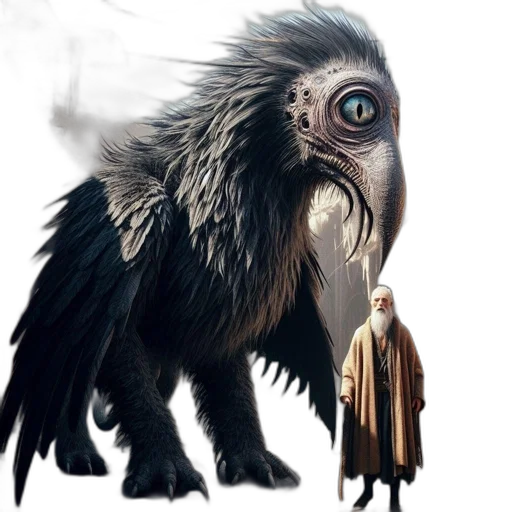 creature, animal, dragon, mask, concept art, fantasy art, photorealistic, 3d render transparent PNG cut-out