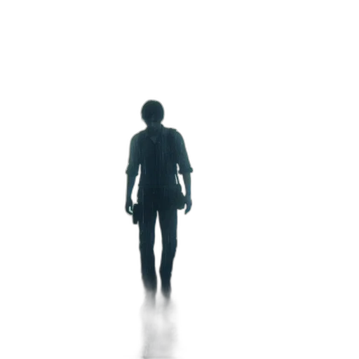 robot, staff, creature, dress, 3d render, concept art, photorealistic, fog transparent PNG cut-out