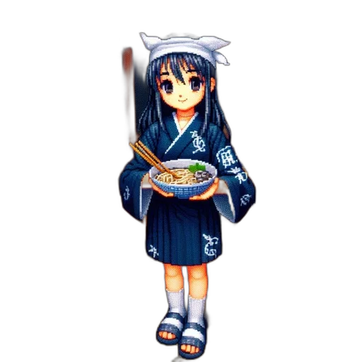 food, dress, staff, weapon, pixel art, anime, photorealistic, cartoon transparent PNG cut-out
