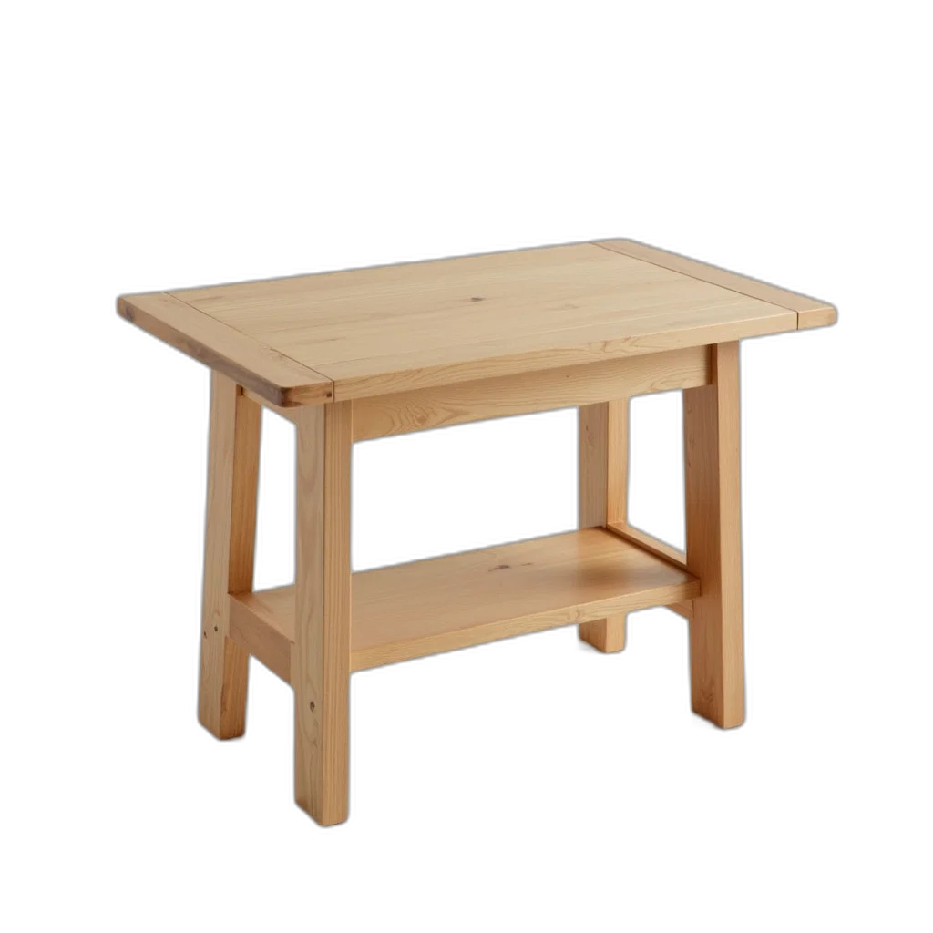 furniture, food, dress, jewelry, 3d render, photorealistic, forest, wooden transparent PNG cut-out