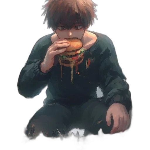 food, creature, face, animal, concept art, pixel art, watercolor, anime transparent PNG cut-out