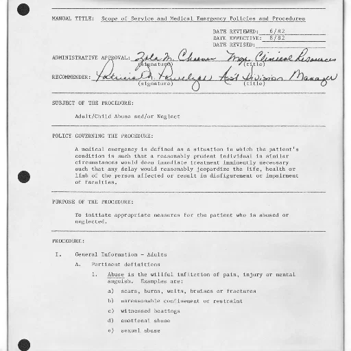 document, titled, scope, service, medical, emergency, policies, procedures transparent PNG cut-out