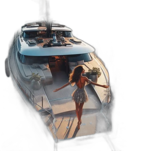 car, dress, jewelry, concept art, photorealistic, 3d render, vaporwave, underwater transparent PNG cut-out