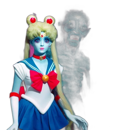 creature, dress, mask, robot, concept art, comic book art, anime, fantasy art transparent PNG cut-out