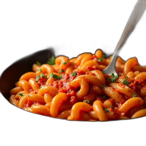 food, photorealistic, 3d render, pasta transparent PNG cut-out