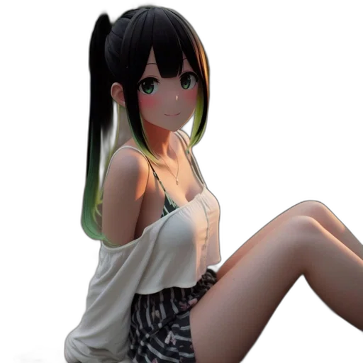 dress, creature, robot, weapon, 3d render, anime, photorealistic, concept art transparent PNG cut-out