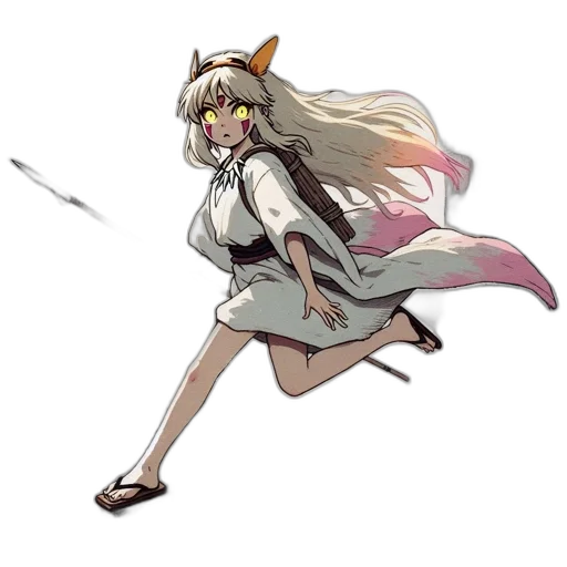 staff, weapon, sword, dress, anime, concept art, cartoon, pixel art transparent PNG cut-out