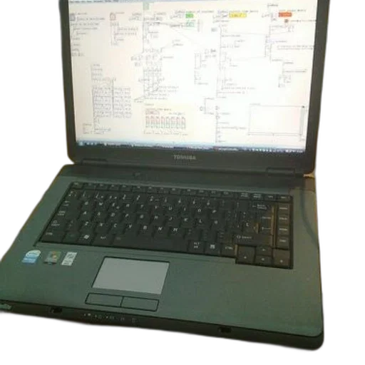 staff, 3d render, toshiba, laptop, open, technical, diagram, screen transparent PNG cut-out