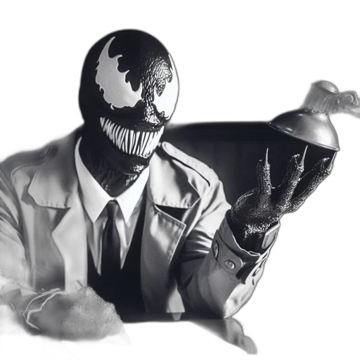 mask, robot, staff, face, comic book art, concept art, 3d render, photorealistic transparent PNG cut-out