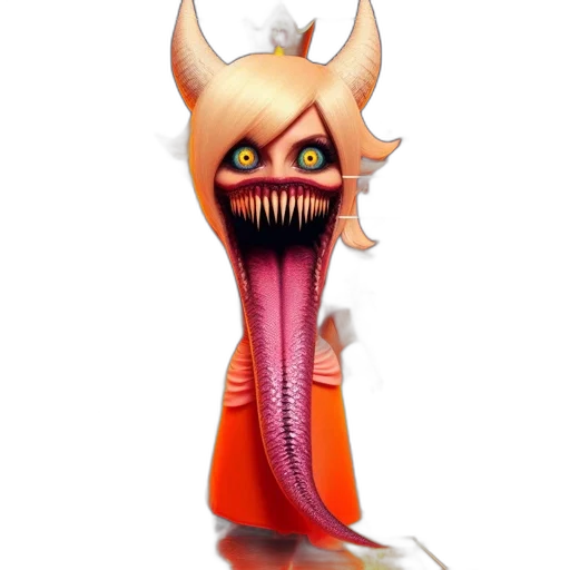 staff, creature, mask, animal, concept art, 3d render, fantasy art, cartoon transparent PNG cut-out