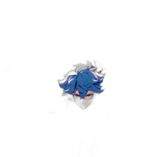crown, hair, staff, jewelry, pixel art, anime, 3d render, watercolor transparent PNG cut-out