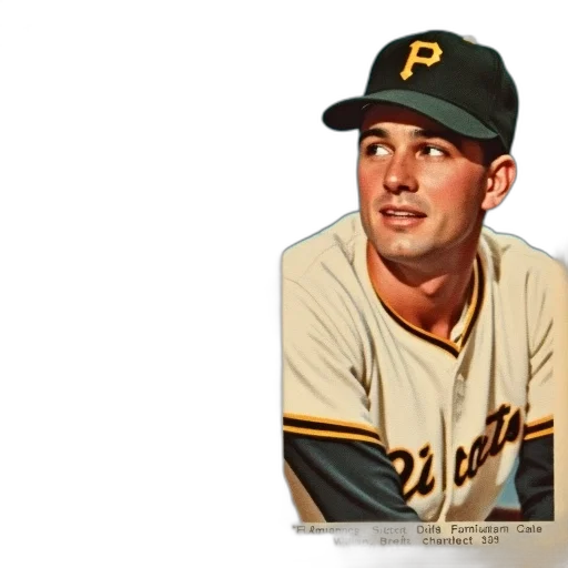 photorealistic, vintage-style, baseball, card, featuring, paul, glee, warner transparent PNG cut-out