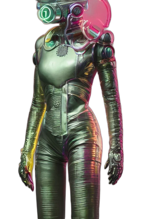 robot, jacket, staff, dress transparent PNG cut-out