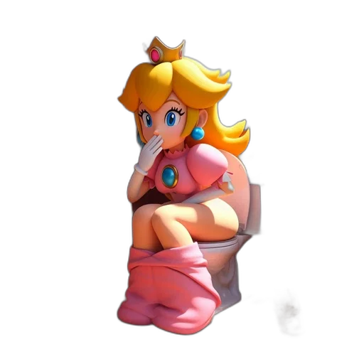 dress, crown, mask, weapon, concept art, 3d render, pixel art, vaporwave transparent PNG cut-out