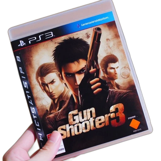 3d render, concept art, photorealistic, image, shows, ps3, game, case transparent PNG cut-out