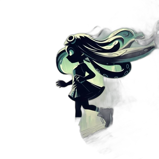 dragon, mask, creature, hair, concept art, fantasy art, pixel art, watercolor transparent PNG cut-out