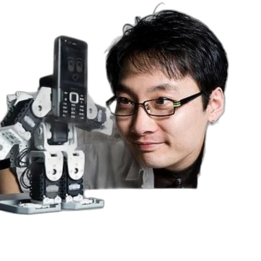 robot, staff, weapon, face, 3d render, photorealistic, concept art, man transparent PNG cut-out