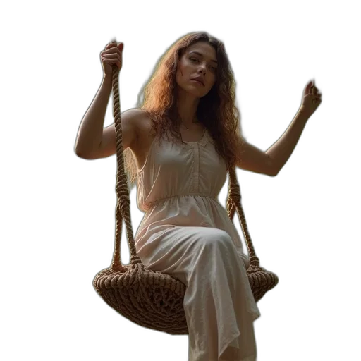 dress, jewelry, staff, umbrella transparent PNG cut-out