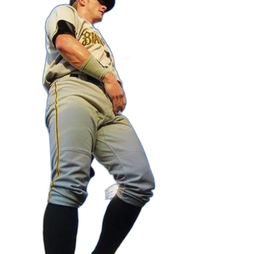 staff, creature, animal, golden, baseball, player, gray, uniform transparent PNG cut-out
