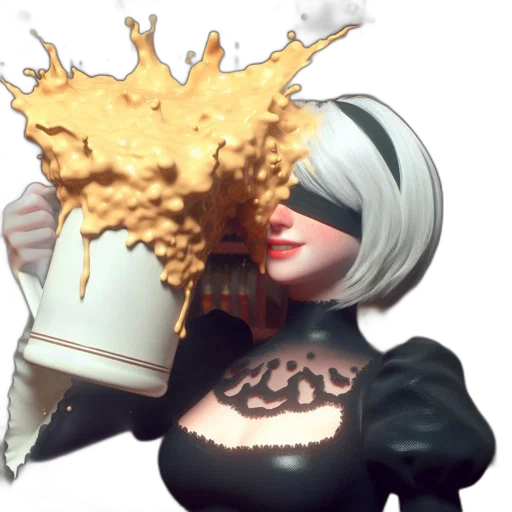 food, crown, mask, concept art, 3d render, fantasy art, comic book art, fire transparent PNG cut-out
