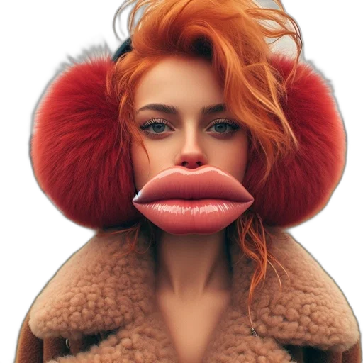 face, mask, creature, hat, photorealistic, 3d render, concept art, cartoon transparent PNG cut-out