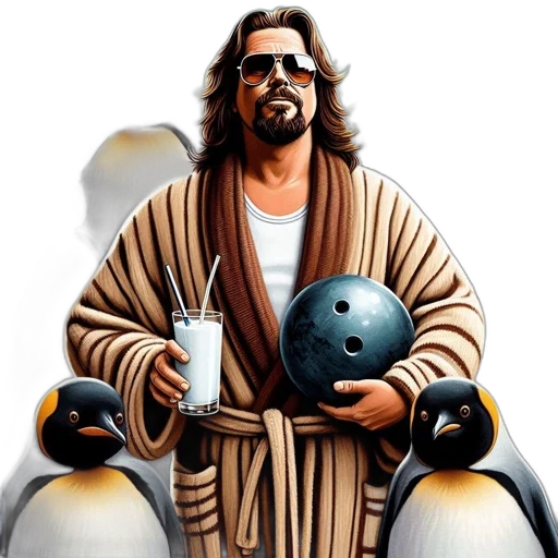 comic book art, concept art, cartoon, photorealistic, man, long, hair, sunglasses transparent PNG cut-out