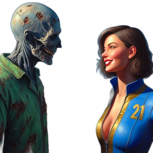 concept art, comic book art, fantasy art, photorealistic, blue, vivid, picture, features transparent PNG cut-out