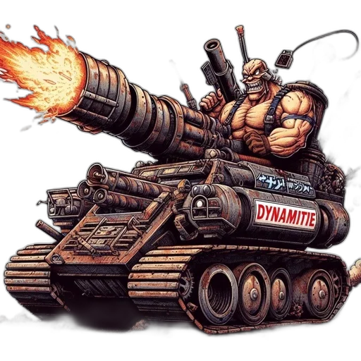 weapon, concept art, comic book art, fantasy art, photorealistic, armored, mechanized, vehicle transparent PNG cut-out