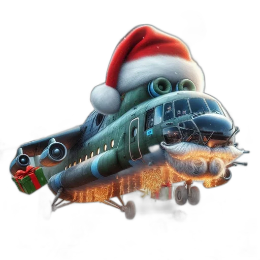 concept art, 3d render, photorealistic, artistic, rendering, helicopter, creatively, transformed transparent PNG cut-out