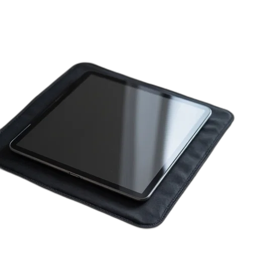 smart, pad, case, sitting transparent PNG cut-out