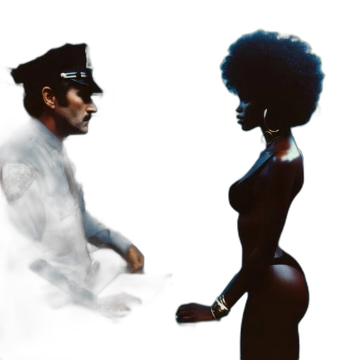 concept art, comic book art, 3d render, fantasy art, outer space, dark, monochrome, inside transparent PNG cut-out