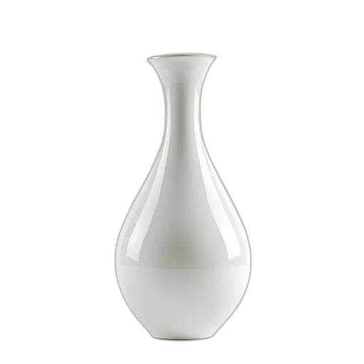 bottle, jewelry, 3d render, photorealistic, white, ceramic, vase, smooth transparent PNG cut-out