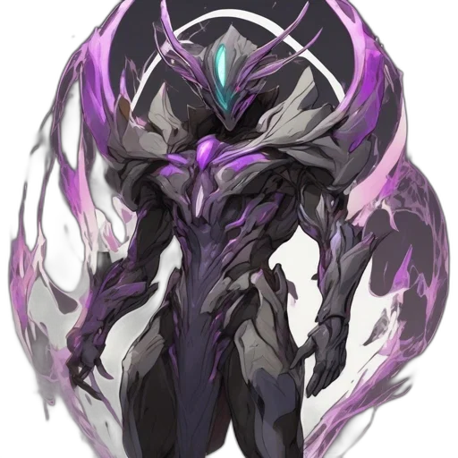 robot, creature, mask, weapon, concept art, cyberpunk, anime, fantasy art transparent PNG cut-out