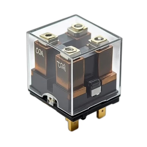robot, 3d render, reliance, relay, 250v, amp, 40amp transparent PNG cut-out