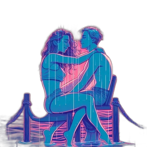 jacket, furniture, umbrella, concept art, pixel art, watercolor, comic book art, neon lights transparent PNG cut-out