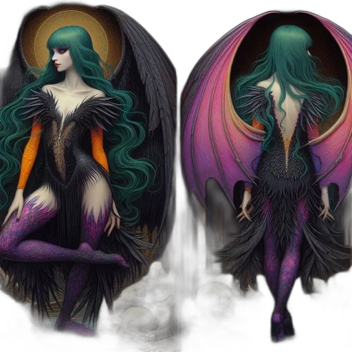 fantasy art, concept art, pixel art, comic book art, dark, colorful, monochrome, image transparent PNG cut-out